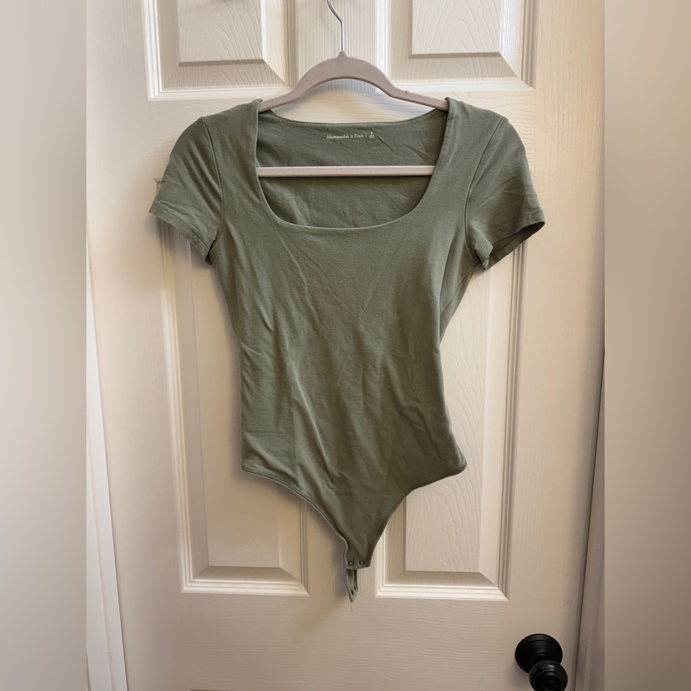 Abercrombie & Fitch Sage Green Bodysuit